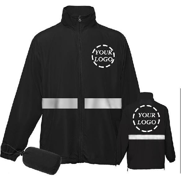 YOWESHOP Светоотражающая легкая тонкая ветровка Hi Vis, защита от солнца, куртка безопасности для строителя
