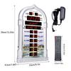 12V Azan Mosque Prayer Clock Islamic Mosque Azan Calendar Muslim Prayer Wall Clock Alarm Ramadan Home Decor Remote Control