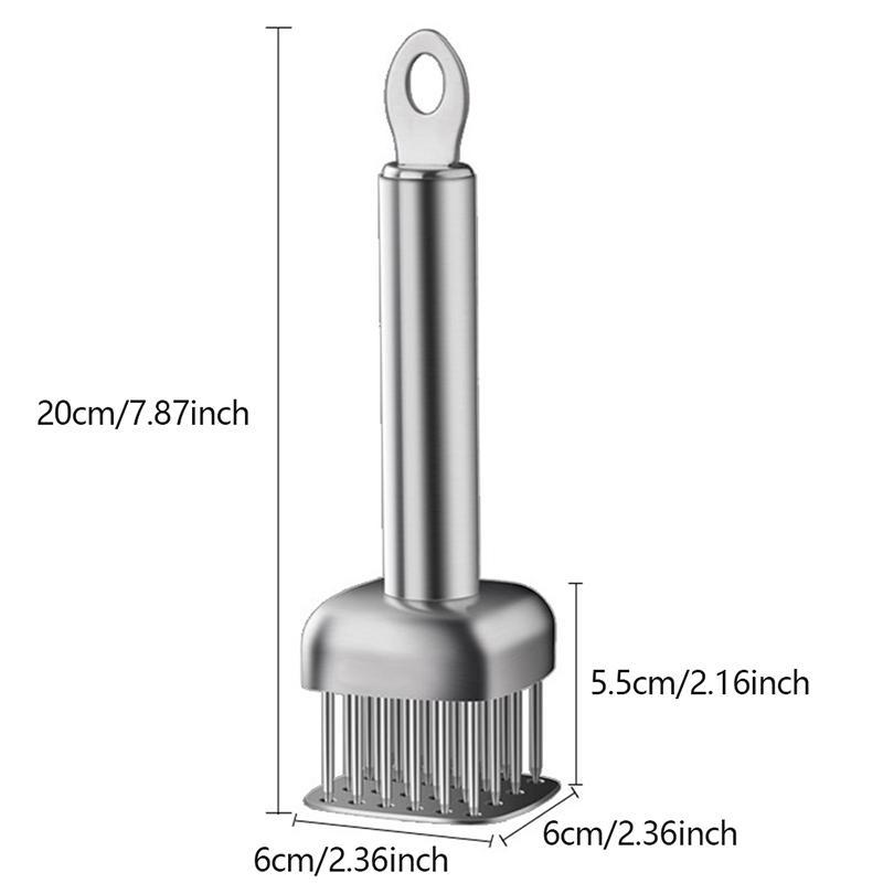 24 Pins Stainless Steel Machine Needle Portable Meat Hammer Professional Meat Grinder Kitchen Cooking Accessories