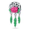 925 Sterling Silver Green Series Flower Tree Apple Pendant Diy Fine Beads Fit Original Fashion Charms Bracelet Women Jewelry