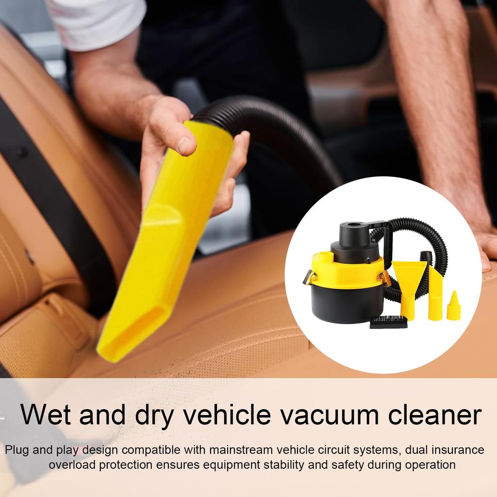 Car Vacuum , Handheld Auto Duster, 120w Portable Vacuum, Wet Dry Cleaning Function, Car