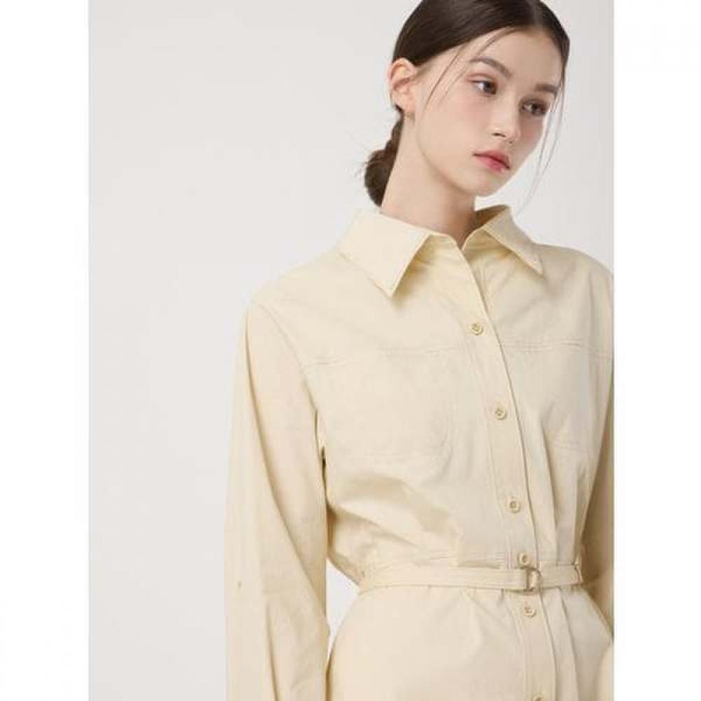 Belted Shirt Dress Cc Collect C252mse031