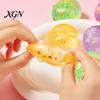 Stress Sugar Ball 1/2/3Pcs Mini Cat Squeeze Toy Relief Clear Glitter Kitten TPR Sensory Decompression Fidget Party Favors