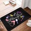 VIKAMA Barber Shop Welcome Door Mat Non-Slip Washable Entrance Floor Mat for Salon Home Bathroom Balcony Decor
