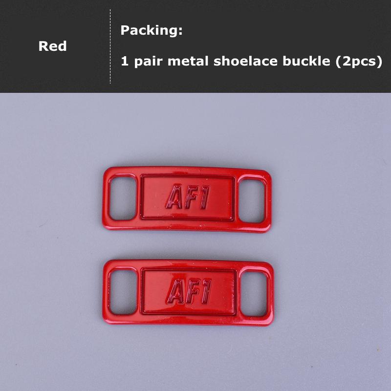 2 шт./пара Металлическая пряжка для шнурков кроссовок AF1 DIY Замок для шнурков Комплект пряжек для шнурков для индивидуальных шнурков кроссовок