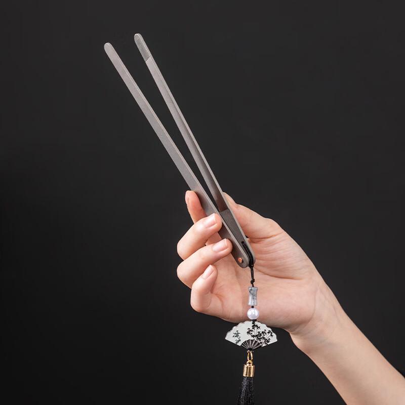 Антиожоговые щипцы для чая Yipan из чистого титана