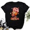 Maycaur Fashion Black Girls Printed T Shirt Women Harajuku Graphic Tees Shirt Streetwear Femme Women's T-shirt Clothes Tops