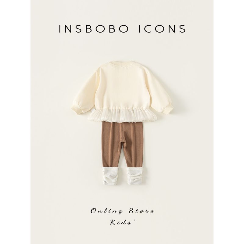 Insbobo Baby Girl Suit 2026 Spring New Style Spring Clothing Newborn Baby Fashionable Clothes Kidsren's Spring & Fall Kidsren's Clothing