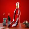 375ml 700ml High Heel Crystal Decanter for Whisky Merlot Rum Vodka, Luxury Liquor Dispenser Bar Decor Party Gift