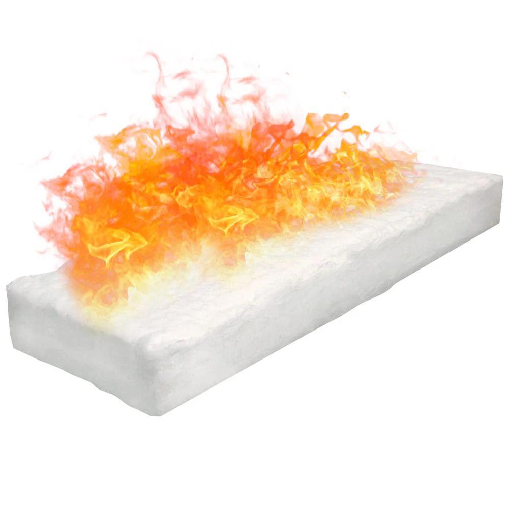 Calcium Magnesium Silicate Fibre Firebox Blanket Supporting Gel Burner Applications And Low-Intensity Flame Stability