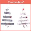 Элегантное и прочное деревянное украшение для рождественской елки для праздничной радости