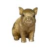Ubia Sitting Golden Pig X X Cm Doll Figurine Ornament Animal Garden Decor Pig (Mini) 5.3 2.5 4.3 H17195-12