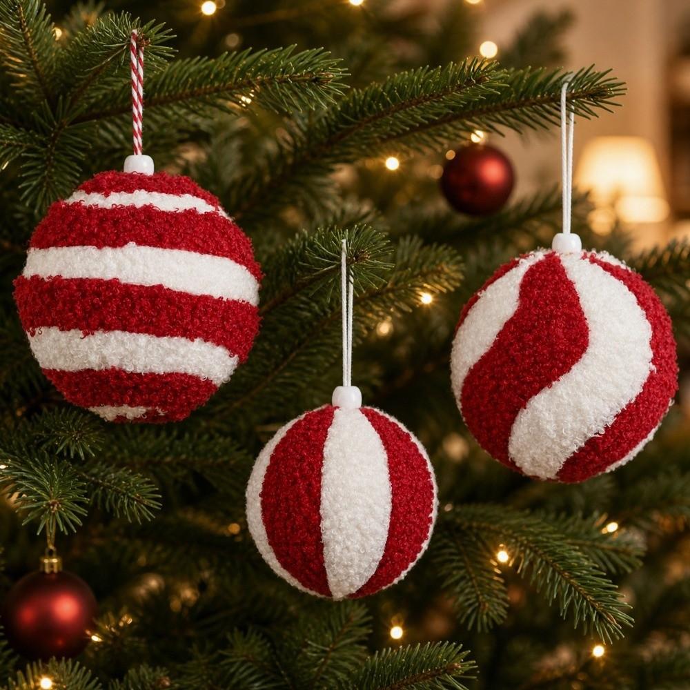 Foam Christmas Tree Decor 10CM Hanging Balls Ornament Christmas Tree Pendant Holiday Decor