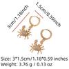Crab Shape Dangle Earrings for Women 2025 New Fashion Golden Drop Earring Zirconia Jewelry Wedding Party Accessorie