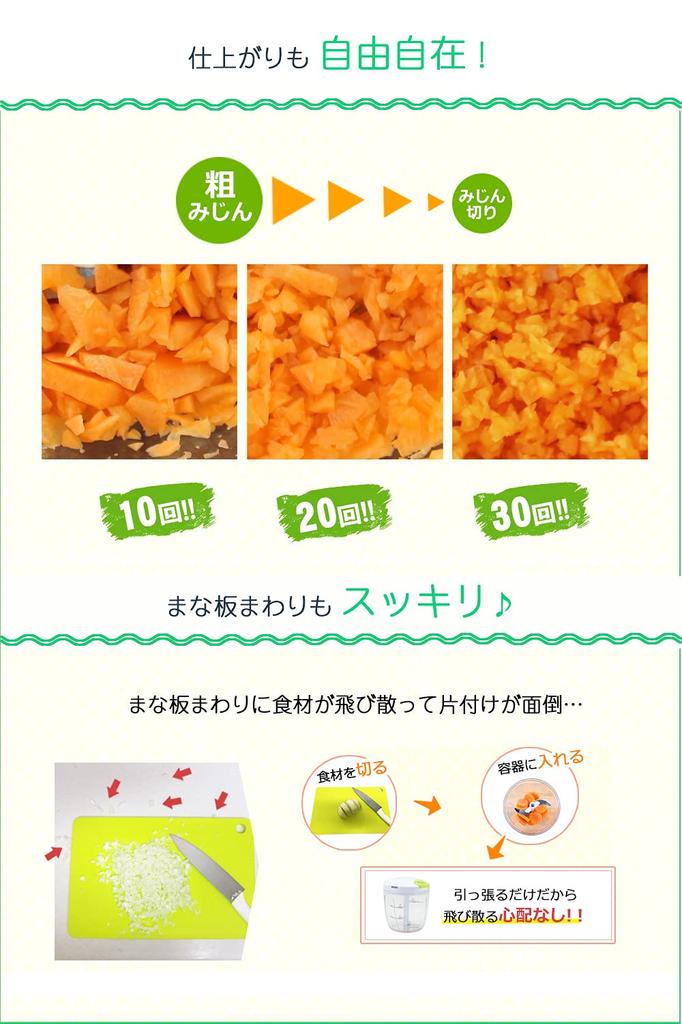 White 900ml Bunbun Chopper 5 K&A Mincer/Chopper BBC-21