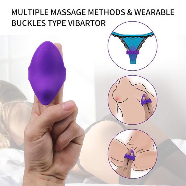 Регулируемые пряжки трусики клиторальный вибратор бабочка влагалище стимулятор клитора массажер секс-игрушки
