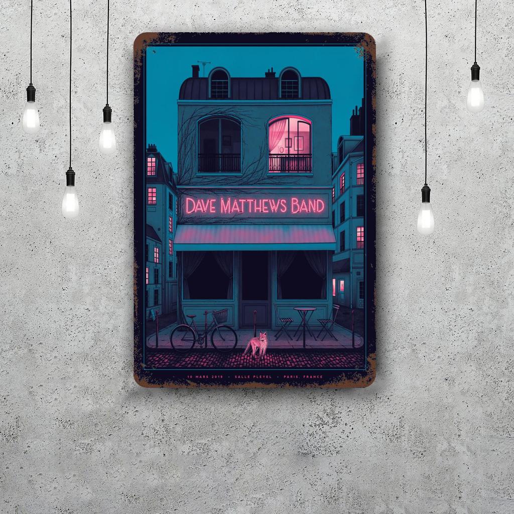 dave matthews band Metal Signs wall decor Vintage Tin Signs Captain Metal Poster Decor for Bar Pub Club Wall Decoration