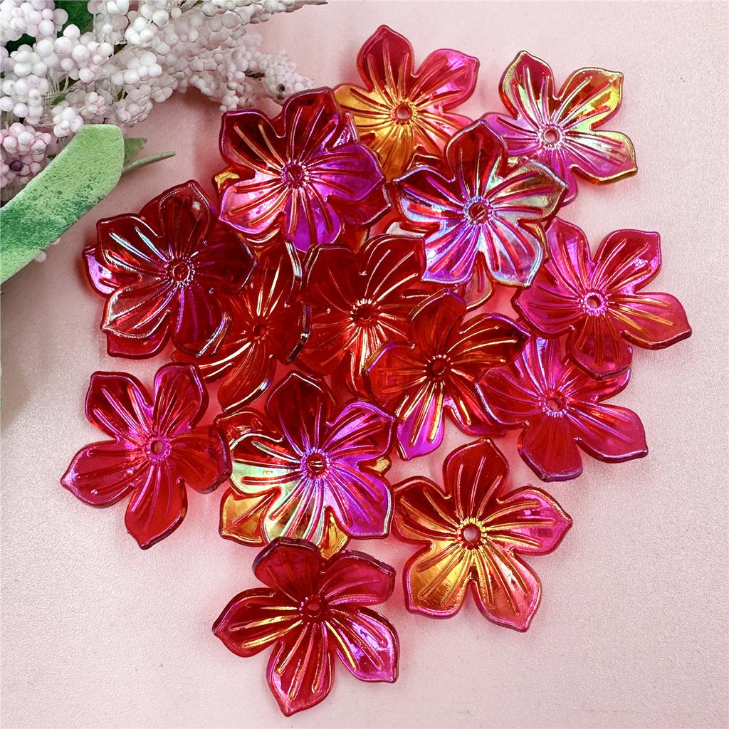 Высокое качество для изготовления ювелирных изделий 22,8 мм DIY акриловые бусины ручной работы в форме цветка солнца 20 шт браслет ожерелье свободные разделительные бусины