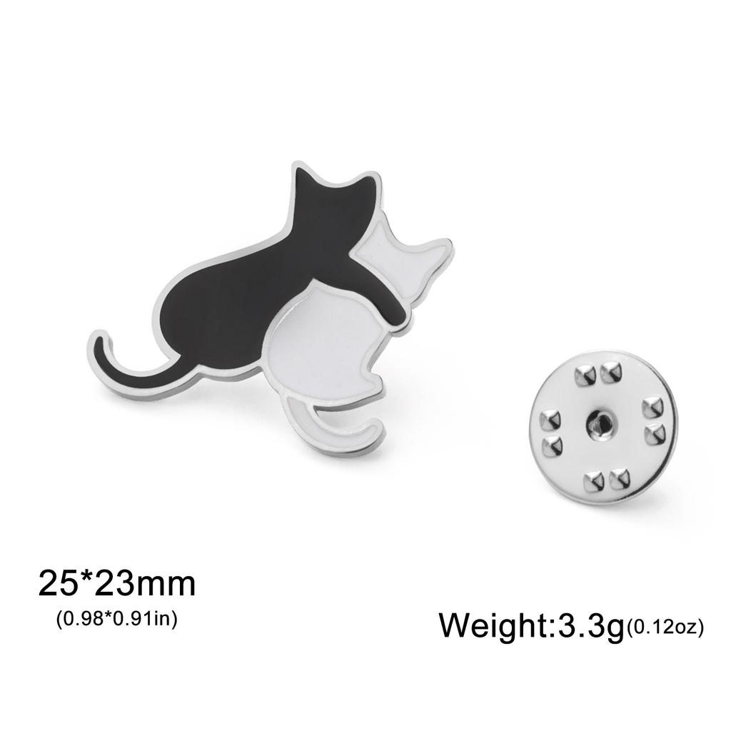 Cazador Cute Cat Dog Lapel Pins Brooch for Women Stainless Steel Animal Puppy Kitten Suit Backpack Badges Jewelry 2026 Wholesale