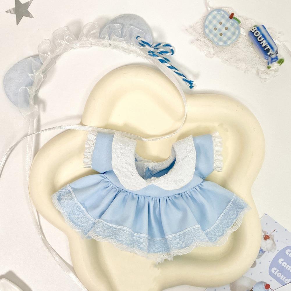 Кошачьи ушки 10 см Хлопковая одежда для куклы Милое платье Набор для переодевания куклы Наряд для куклы Аксессуары для куклы