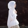 Women Hooded Summer T-Shirts Solid Color Long Sleeve Thin Loose Casual T-Shirts