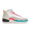 Air 12 Retro GS White Vapor Green Kids Sneakers Photon-Dust Barely-Grape New-Emerald 153265-130