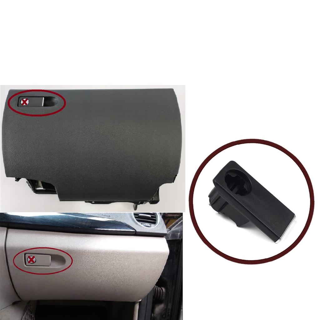 BDP1150 Car Glove Box Dashboard Storage Lid Latch Switch Grip Lock Hole Black 2046800998 2126800291 for Mercedes C W204 E W212