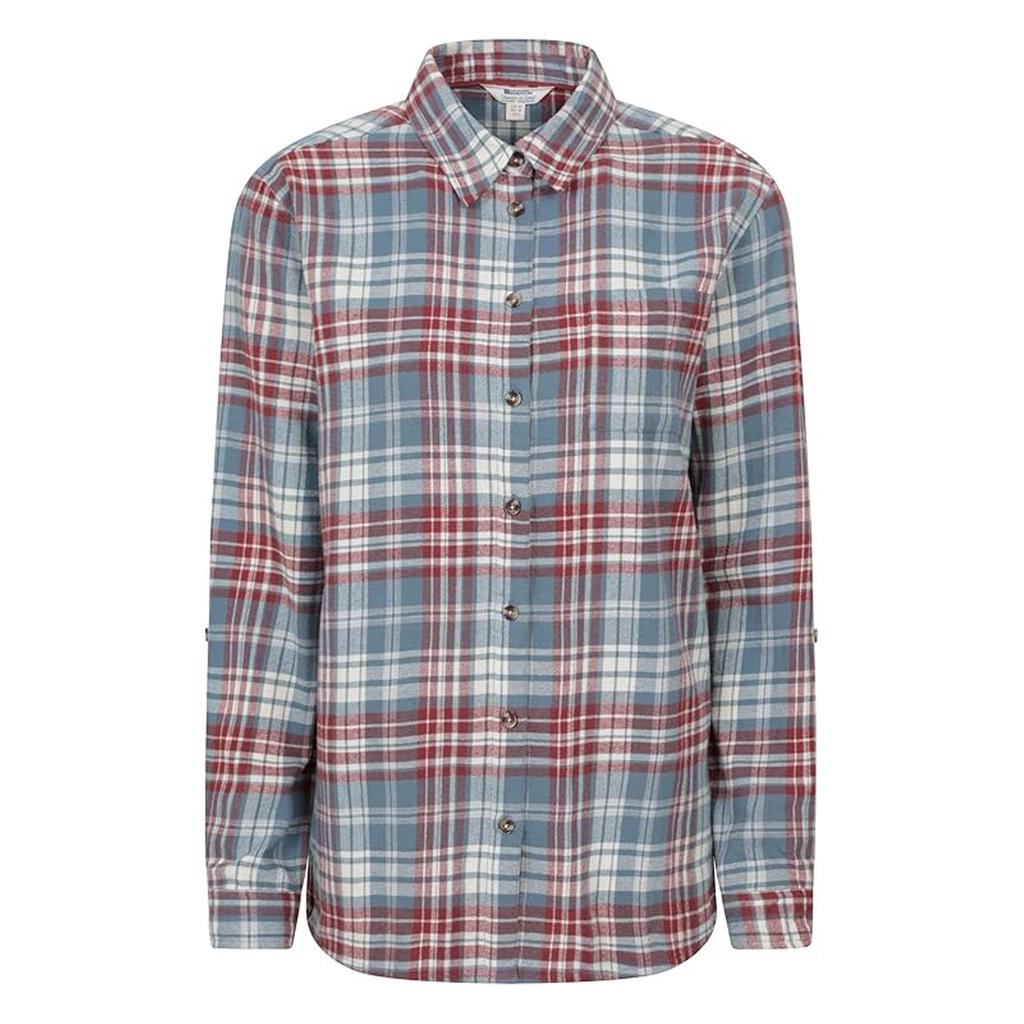 Mountain Warehouse Женская/Дамская рубашка из ворсистого фланеля с бальзамом, удлиненная
