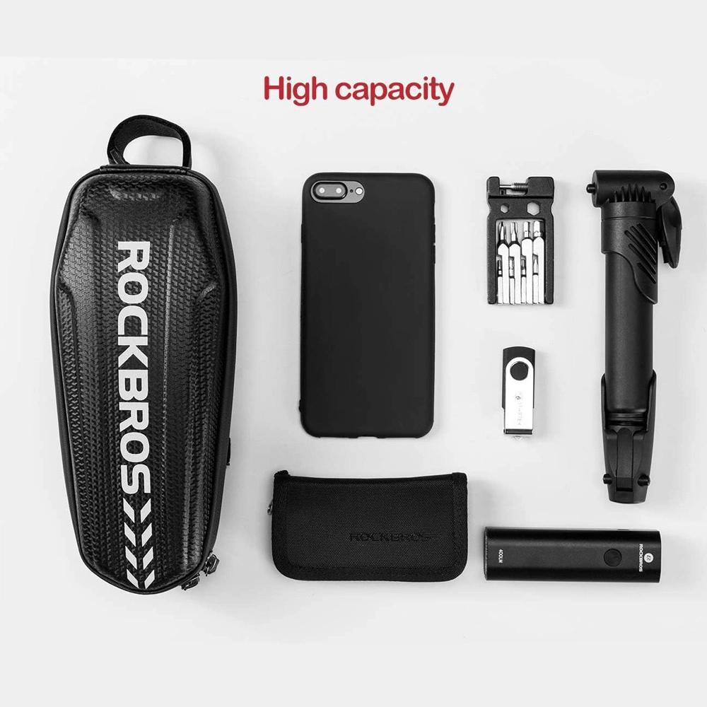 Rockbros B60 Waterproof Frame Bike Bag - Black