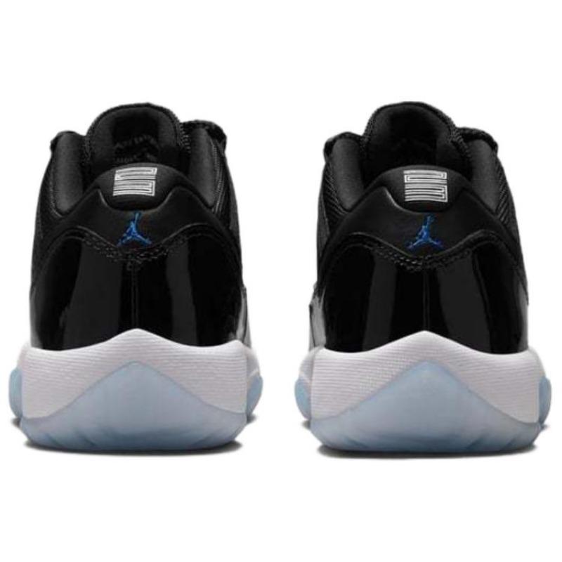 Air Jordan 11 Retro Low GS низкие баскетбольные кроссовки черные белые с круглым носком на шнуровке унисекс FV5121-004