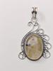 Natural Rutilated Quartz Pendant – 925 Sterling Silver Handmade Pendant, Gift For Her.