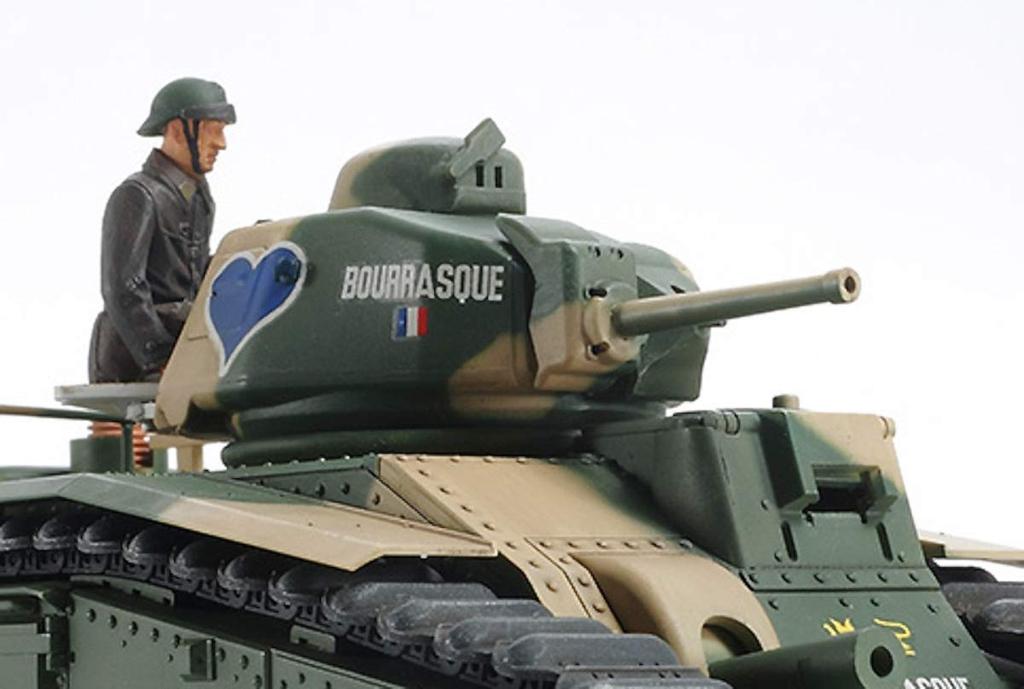 Tamiya Танк Серии Французская Армия B1 bis Одиночная Моторизованная Спецификация Пластиковая Модель 30058 1/35 №58