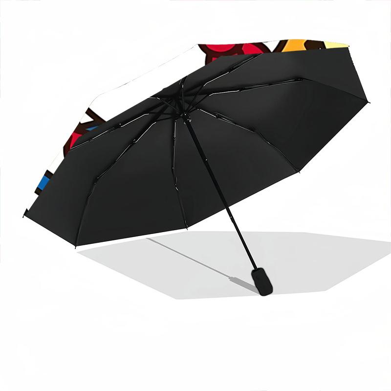 1pc Hello Kitty Automatic Opening Folding Umbrella with 8-Rib Frame - Perfect for Fans, Travelers, Everyday Use, and Festive Gifts!N041