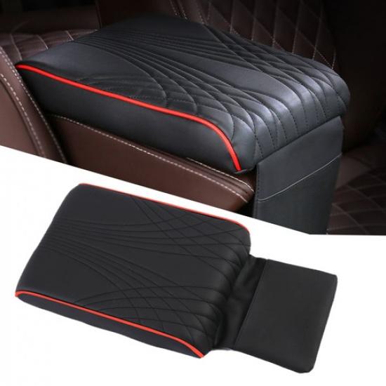 Car Center Console Armrest Box Cushion Cover Mat Pad Protector w/ Storage Bag