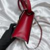 [Pre-Owned] Sylvie Gold Buckle Striped Webbing Leather Mini Shoulder Crossbody Bag - Very Good #K6F5WA