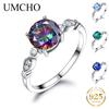 Genuine Rainbow Fire Mystic Topaz Ring