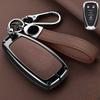 Leather Zinc Alloy Car Key Fob Case Cover For Chevy Malibu Camaro Cruze Equinox