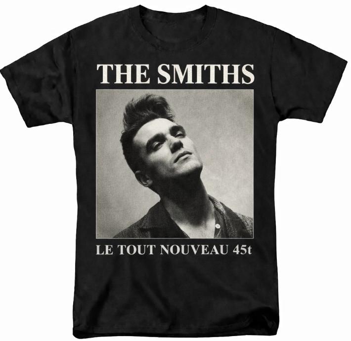 The Smiths Le Tout Nouveau 45t Футболка Моррисси Инди-рок Унисекс Черный Новая Унисекс Футболка