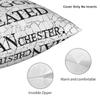 On The Sixth Day God Created Manchester Square Pillowcase Polyester Linen Velvet Pattern Throw Pillow Case Room Cushion Cover
