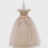 European and American Kids' One-Shoulder Princess Evening Dress for Flower Girls & Piano Performances