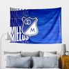 Blue And White Shield Millonarios Tapestry Playroom Tapestry, Accessories for Bedroom,Livingroom, dormitory Room Wall Decor Fan Birthday Gifts