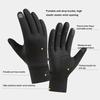 Cycling Waterproof Gloves for Unisex Winter Outdoor Sports Anti Slip Touch Screen Full Finger Gloves Thickened Warm for Outdoor