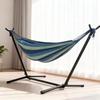 Anti-Rollover Double Canvas Hammock with Stand