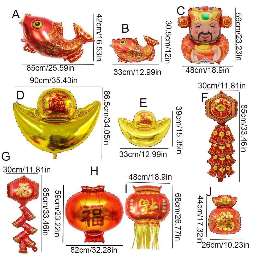 Декоративный китайский новогодний шар в китайском стиле, темно-бордовый мешок с благословением, воздушные шары на новый год