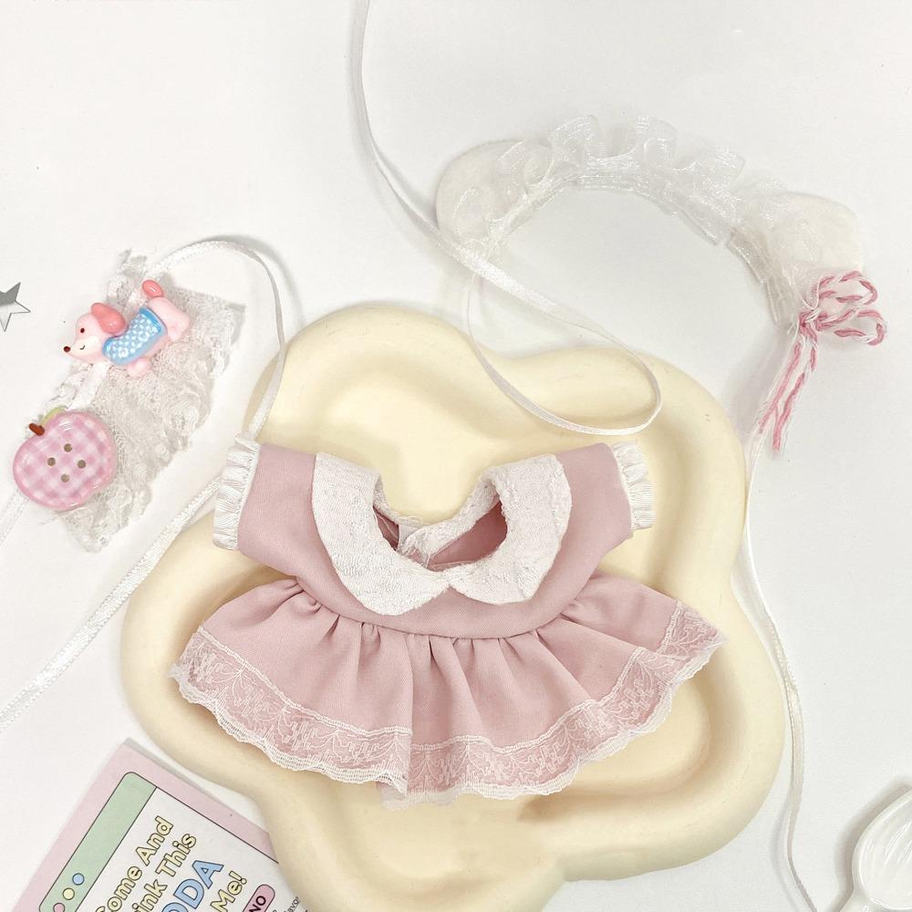 Кошачьи ушки 10 см Хлопковая одежда для куклы Милое платье Набор для переодевания куклы Наряд для куклы Аксессуары для куклы