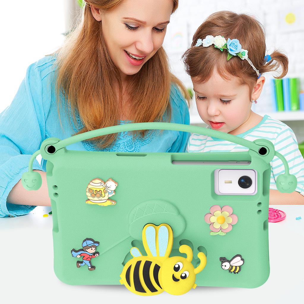 Shockproof Tablet Case with Stand and Handle, Washable EVA Foam Kids-Friendly Protective Cover Fits for , , , 11-inch