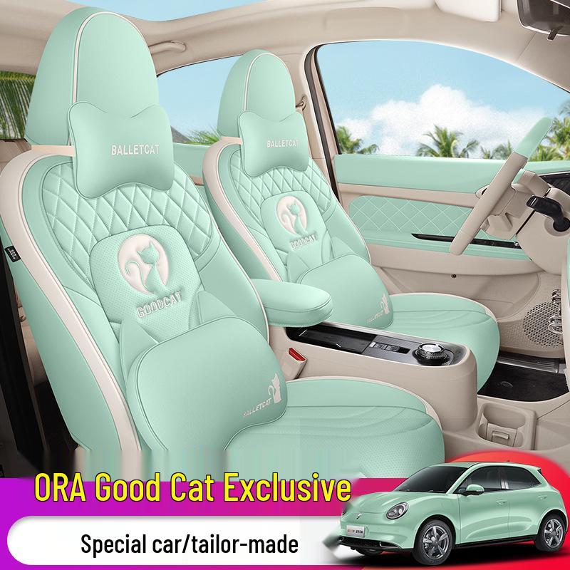 Совместимый чехол на сиденье для 2022 ORA Good Cat Morandi Edition Premium/Luxury
