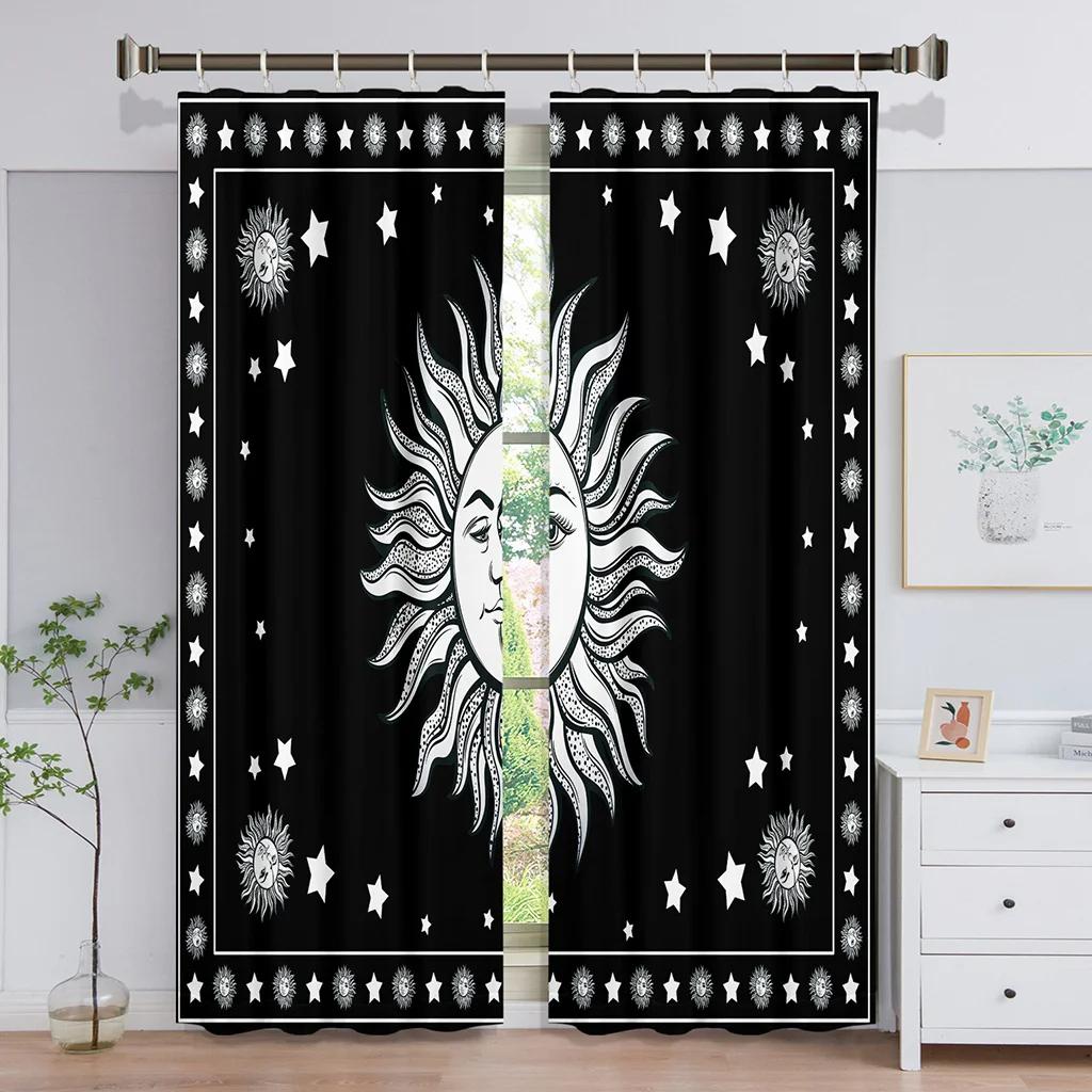 Tarot Mancha Духовные Роскошные Затемняющие Шторы для Спальни Гостиной Ванной Кухни Двери Высокое Затемнение Новая Мода