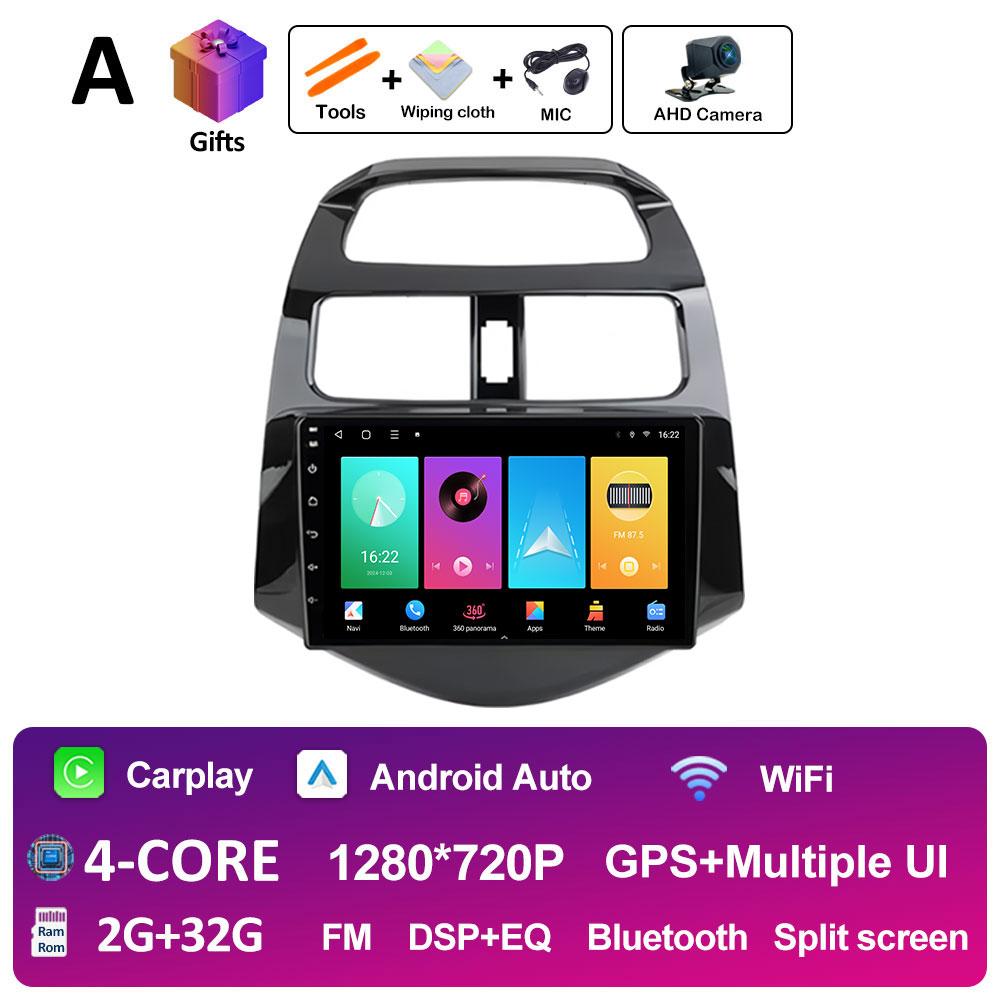Android 14 Автомобильное видео для Chevrolet Spark Beat Matiz Creative 2010 2011 2012 2013 2014 Радиоплеер GPS Навигация Авто Инструменты 4G