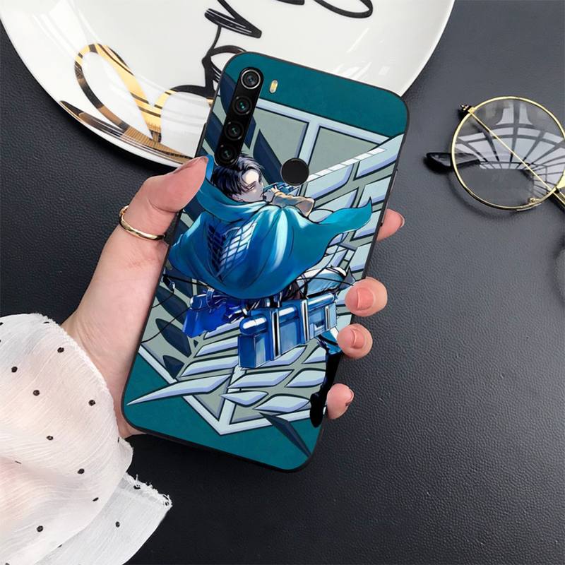 Чехол для телефона «Атака Титанов» с японским аниме для Xiaomi Redmi note 7 8 9 t max3 s 10 pro lite, чехол Funda